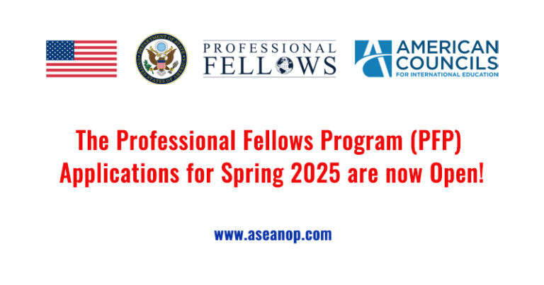 The Professional Fellows Program (PFP) Applications for Spring 2025 are now Open!